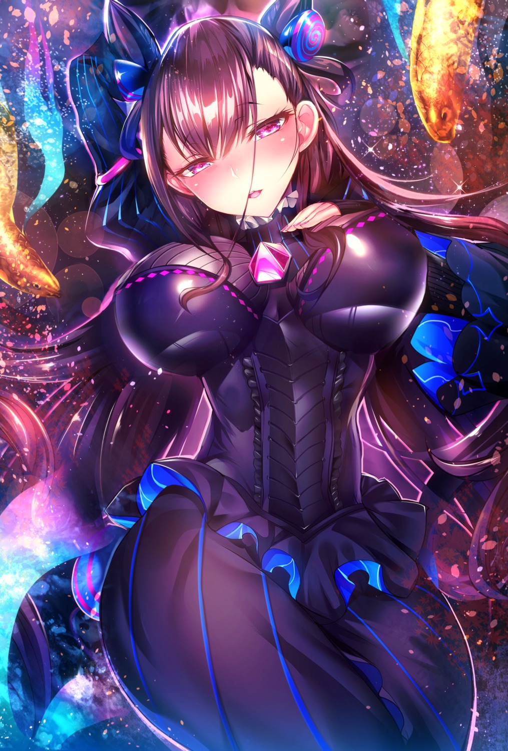 dress, fate/grand_order, murasaki_shikibu_(fate), silly