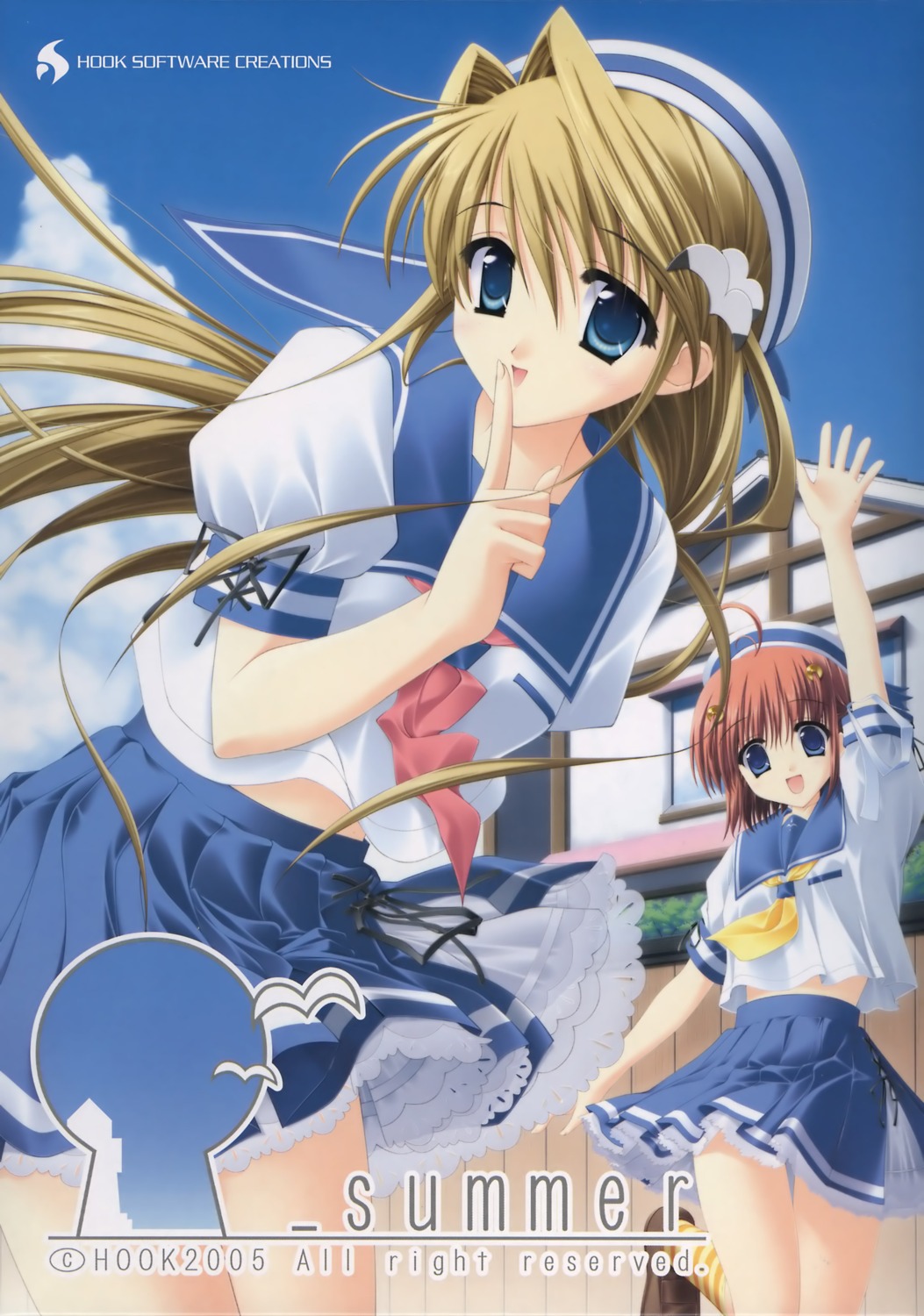_summer, hatano_konami, hook, kaizu_sana, rakko_(maka-rakko), seifuku