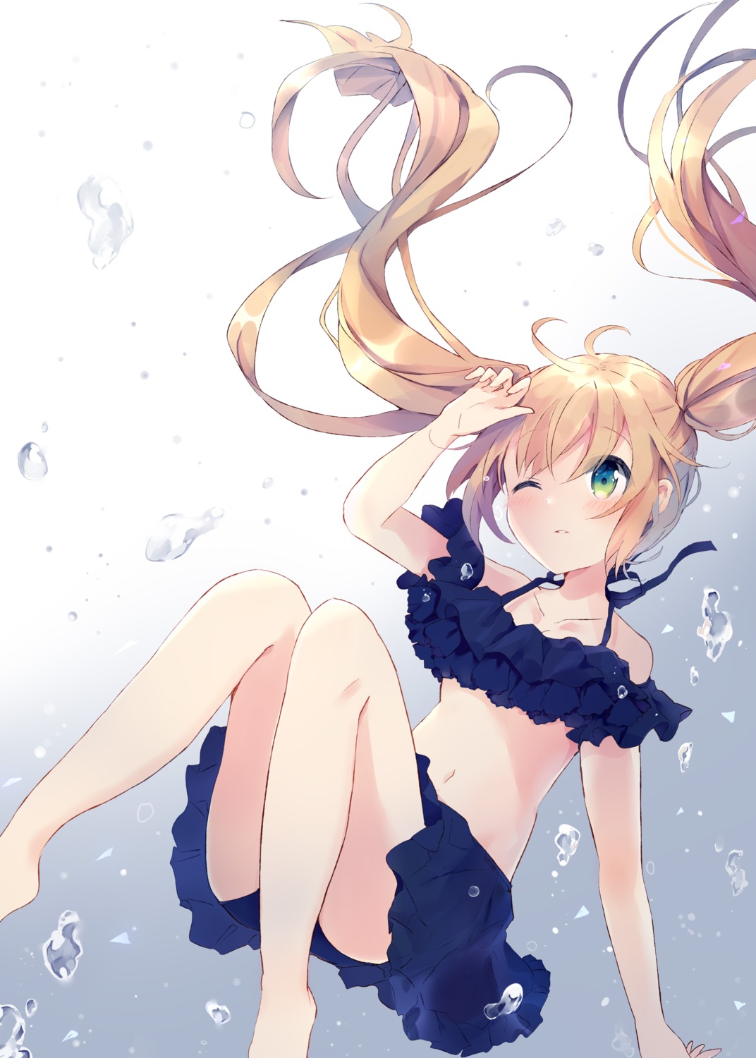asanagi_kurumi_(panda-doufu), bikini, swimsuits