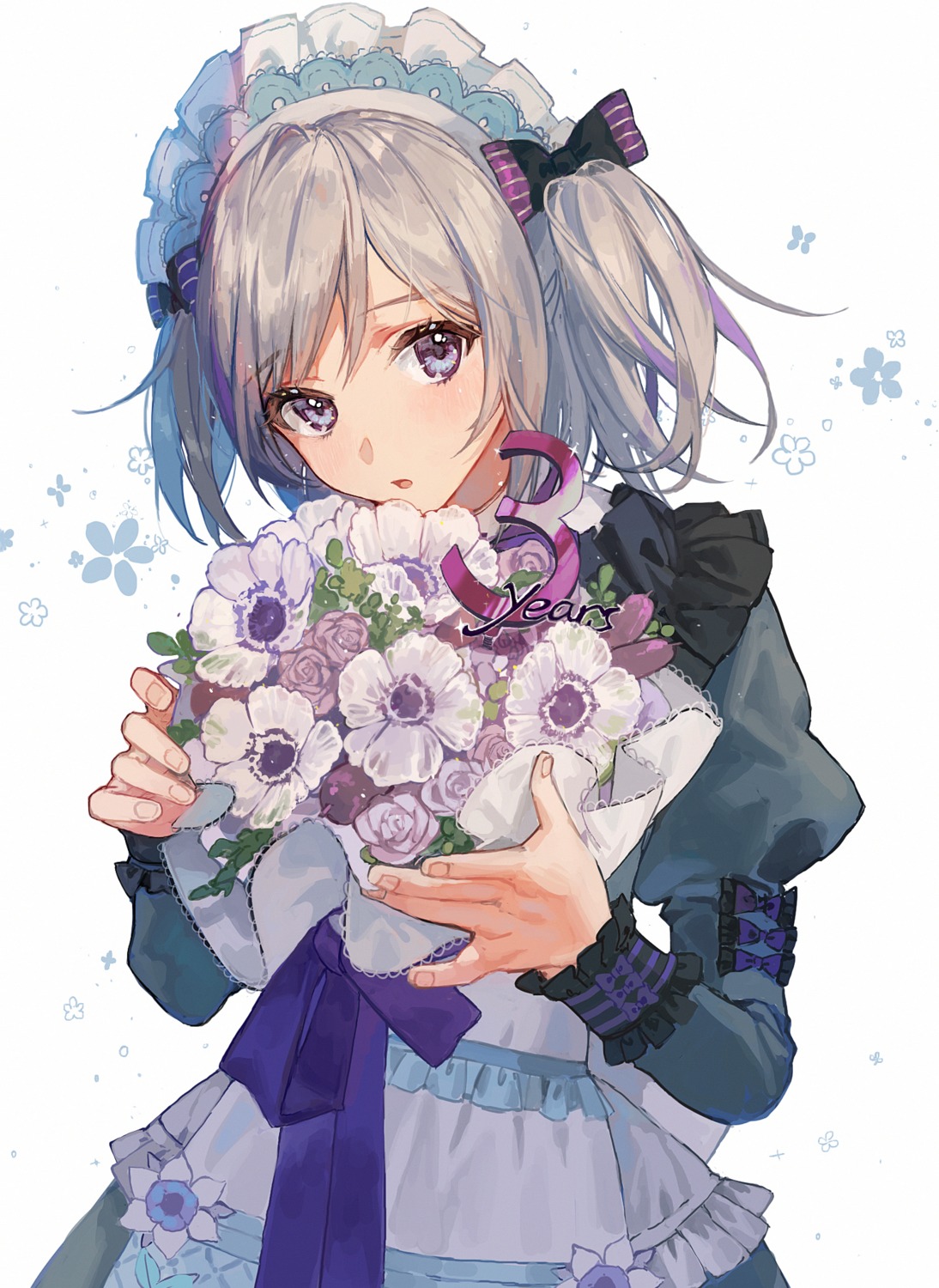 ciloranko, girls_frontline, maid, thompson_(girls_frontline)