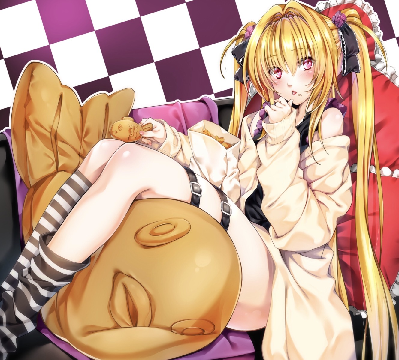 garter, imo_(artist), konjiki_no_yami, to_love_ru