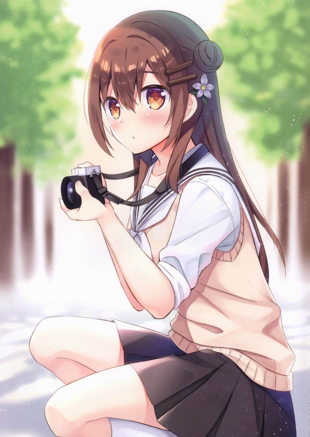 seifuku, sumisaki_yuzuna, sweater