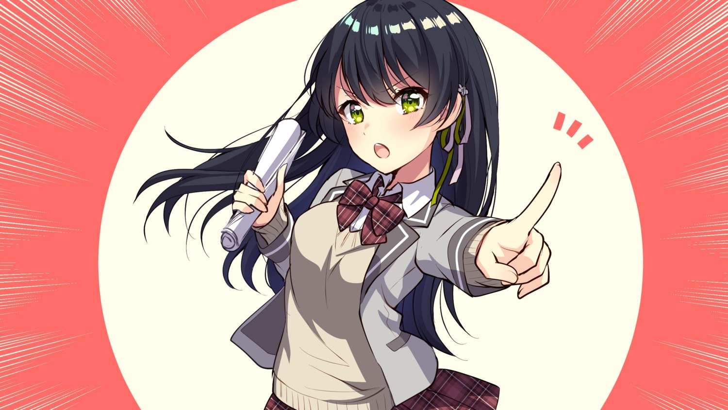 haikawa_sakurako, haikawa_sakurako_ga_anata_ni_10-kai_(+1-kai)_kokuhaku_suru_batsu_game, rokumaru_inami, seifuku, sweater