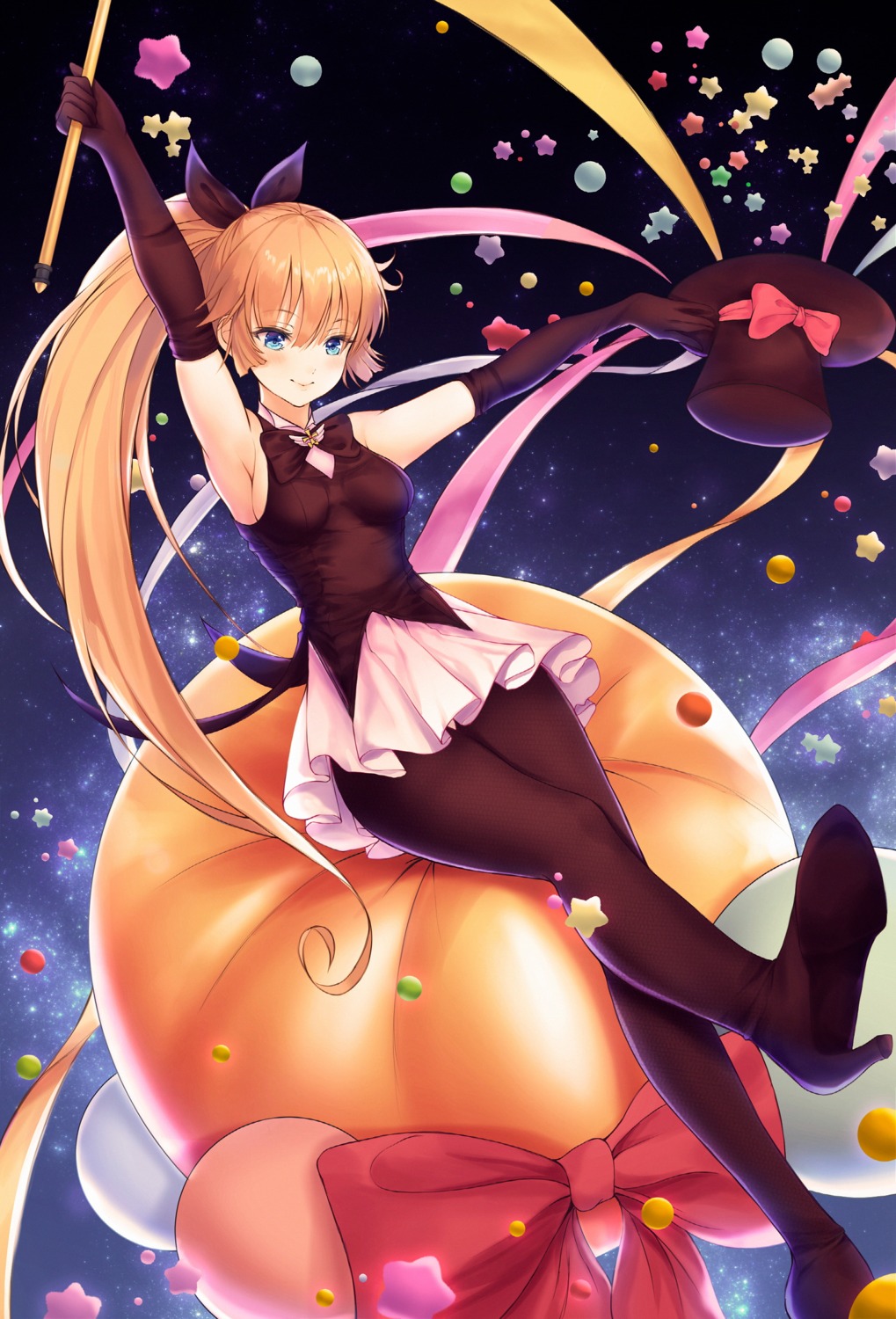 bnari, haneoka_meimi, heels, kaitou_saint_tail, pantyhose