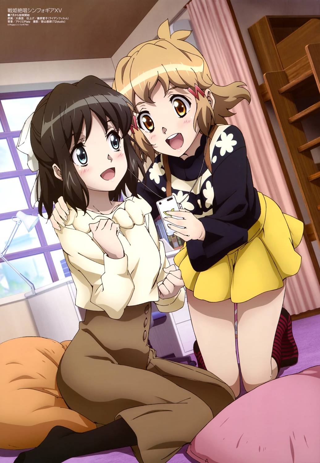 kohinata_miku, oomori_wataru, senki_zesshou_symphogear, senki_zesshou_symphogear_xv, tachibana_hibiki