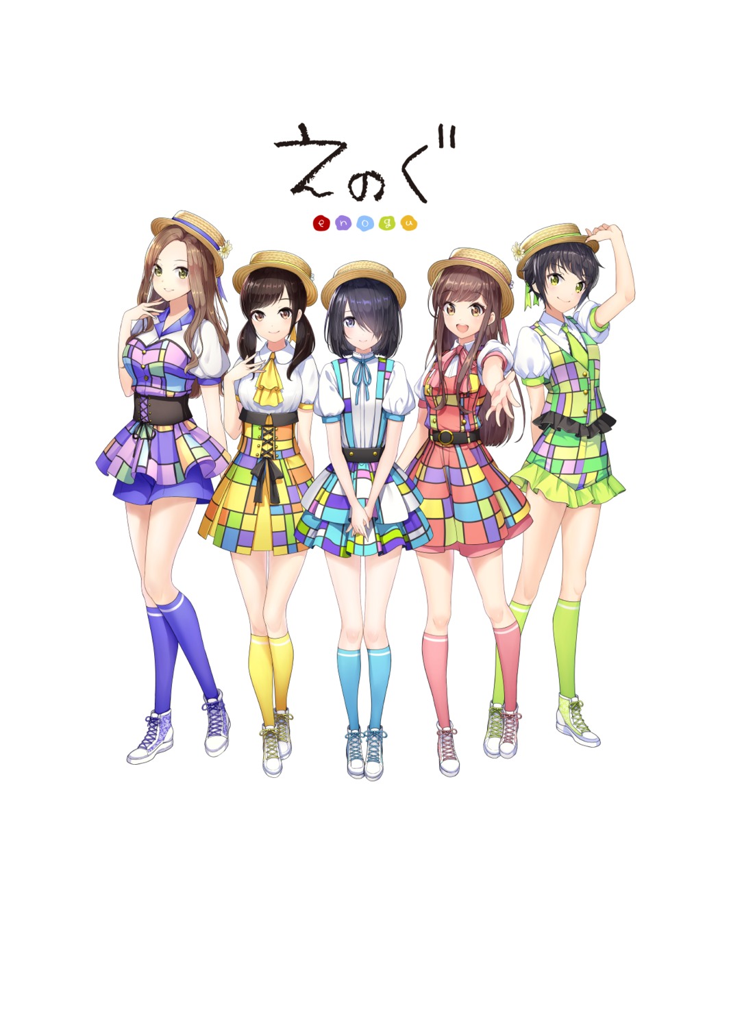 dress, hinata_nao_(iwamotocho), iwamotocho_geinosha, kurihara_sakurako, natsume_haru, shirafuji_tamaki, suzuki_anzu, tagme