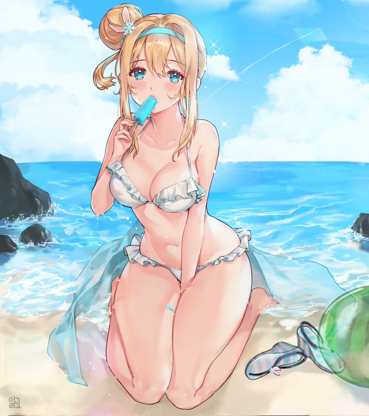 alraco, bikini, girls_frontline, suomi_kp31_(girls_frontline), swimsuits, wet