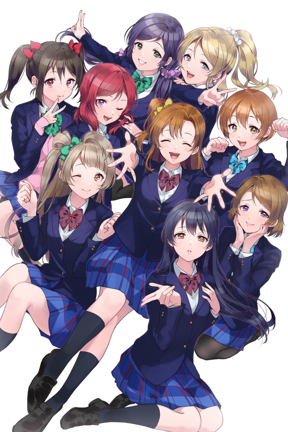 ayase_eli, heels, hoshizora_rin, kate_iwana, koizumi_hanayo, kousaka_honoka, love_live!, love_live!_(series)
