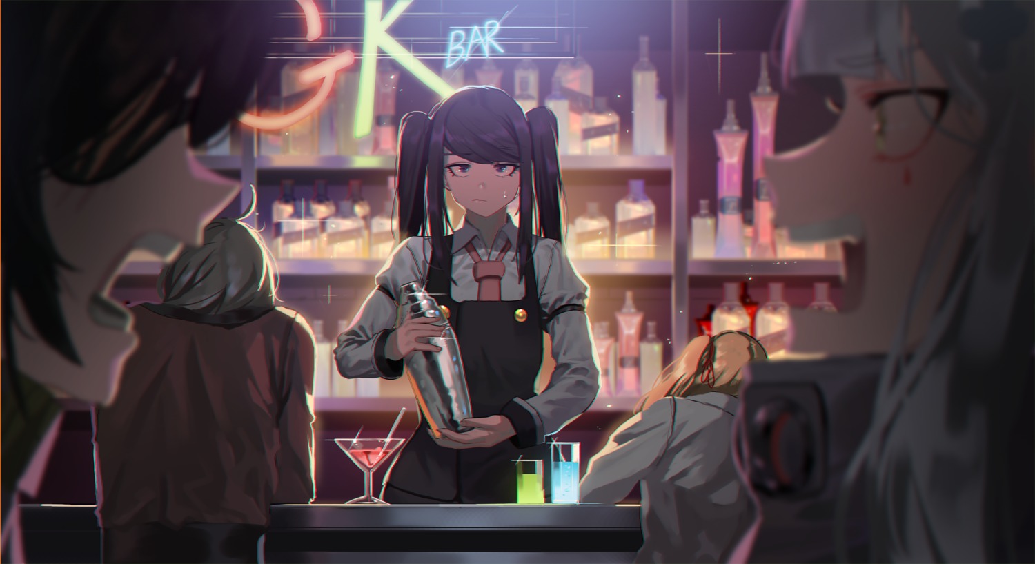 crossover, girls_frontline, helianthus_(girls_frontline), hk416_(girls_frontline), ihobus, julianne_stingray, kalina_(girls_frontline), m16a1_(girls_frontline)