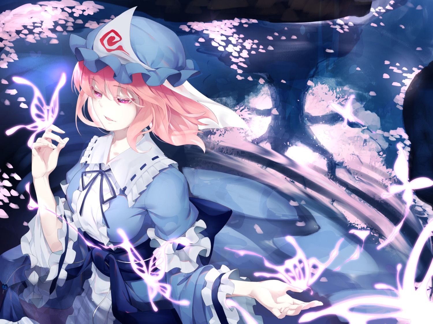 asu_tora, saigyouji_yuyuko, touhou