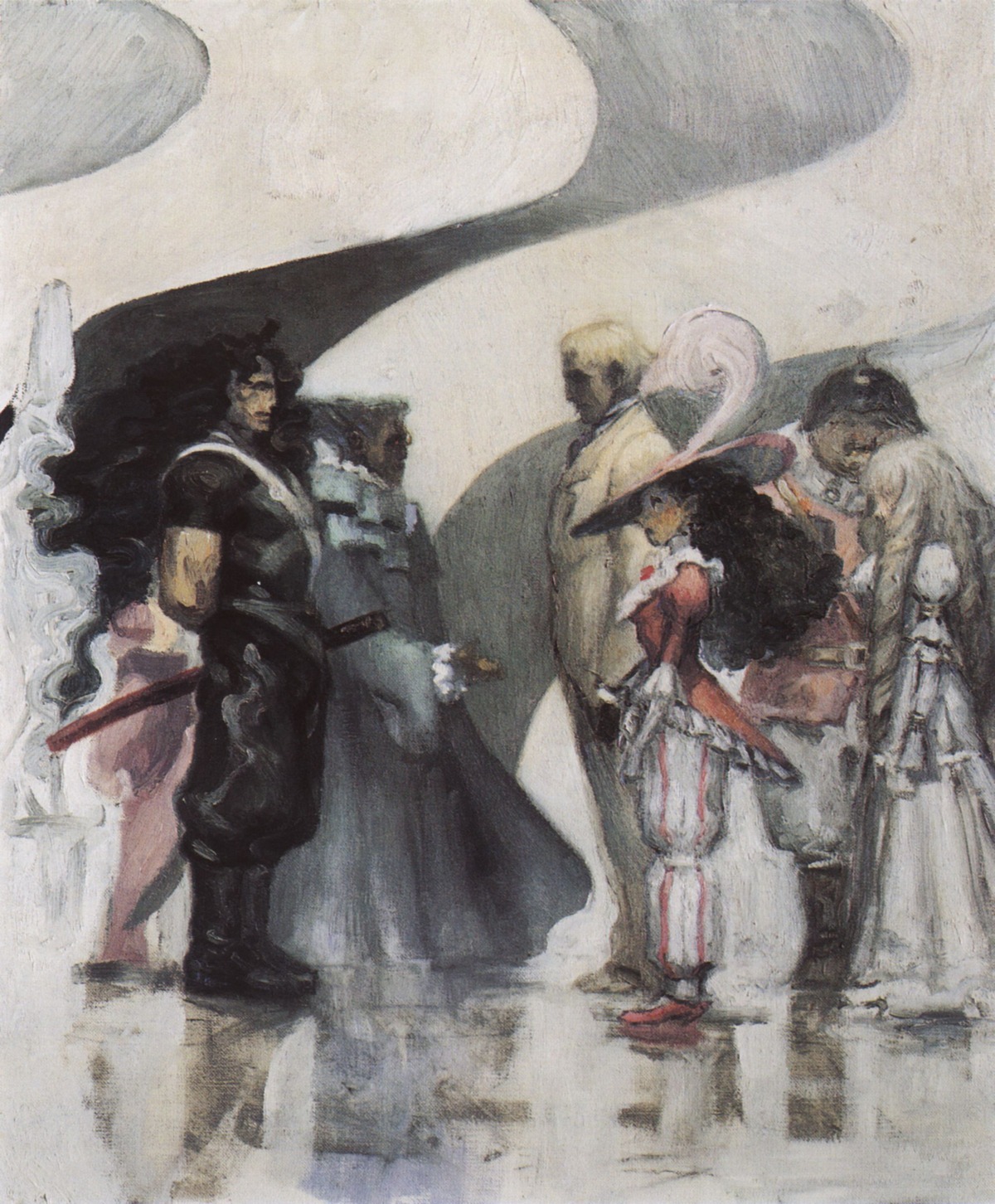 guin_sard_rhineford, gundam, kihel_heim, lily_borjarno, turn_a_gundam, yasuda_akira