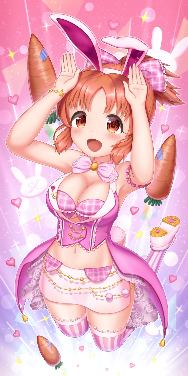 abe_nana, animal_ears, bunny_ears, cleavage, heels, j2l, tail, the_idolm@ster, the_idolm@ster_cinderella_girls, thighhighs