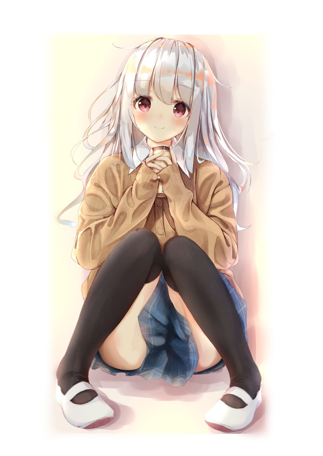 artist_revision, sashima, seifuku, sweater, thighhighs