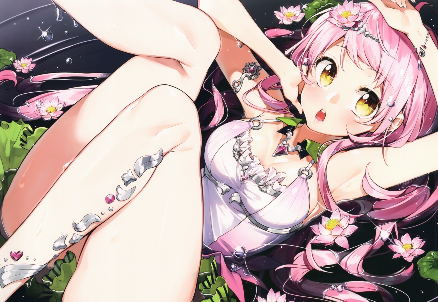 cleavage, sakuragi_ren, sakuranoiro, wet, wet_clothes