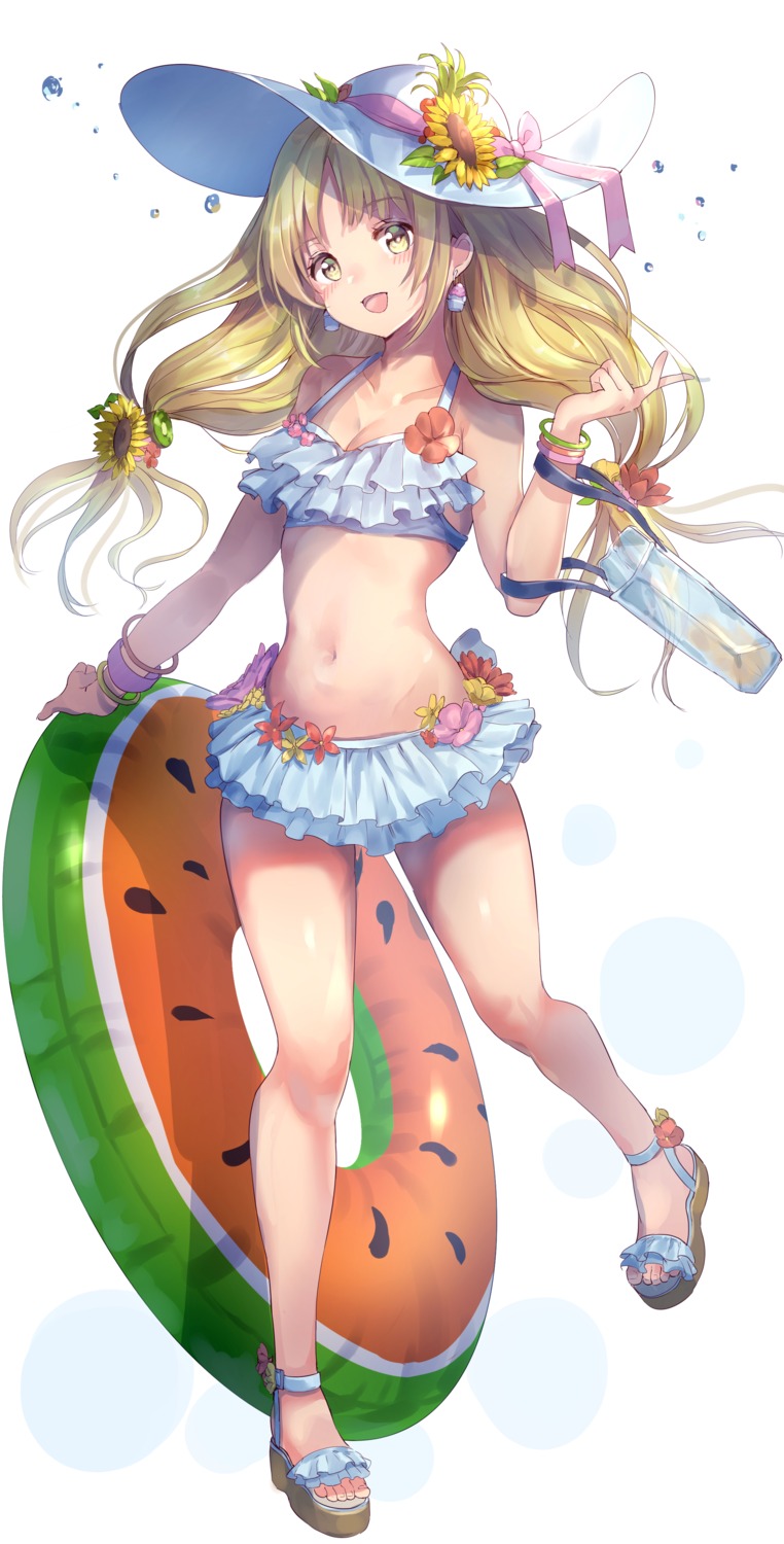 bang_dream!, bikini, cleavage, nogi_momoko, swimsuits, tsurumaki_kokoro