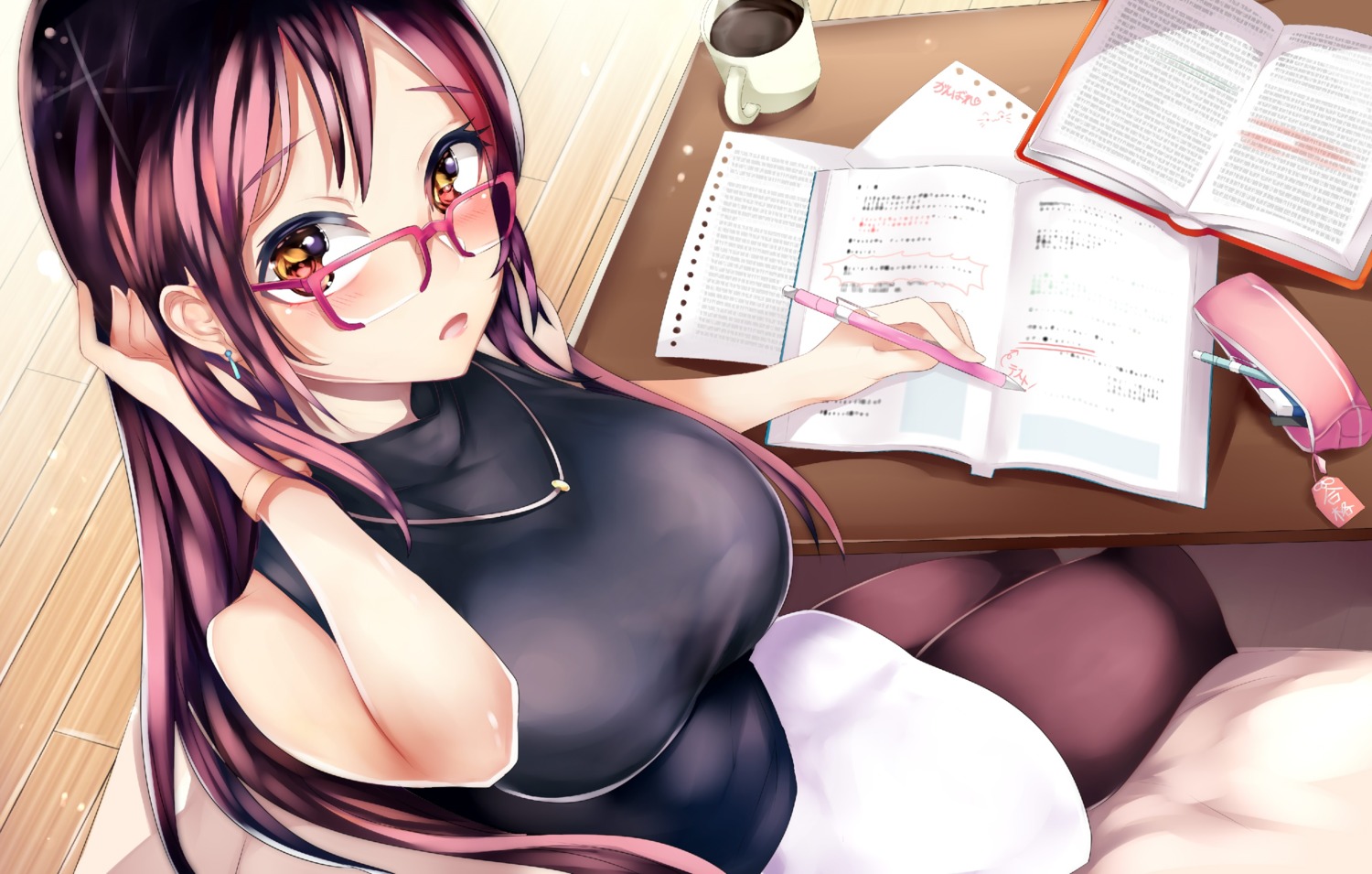 megane, pantyhose, tea_texiamato