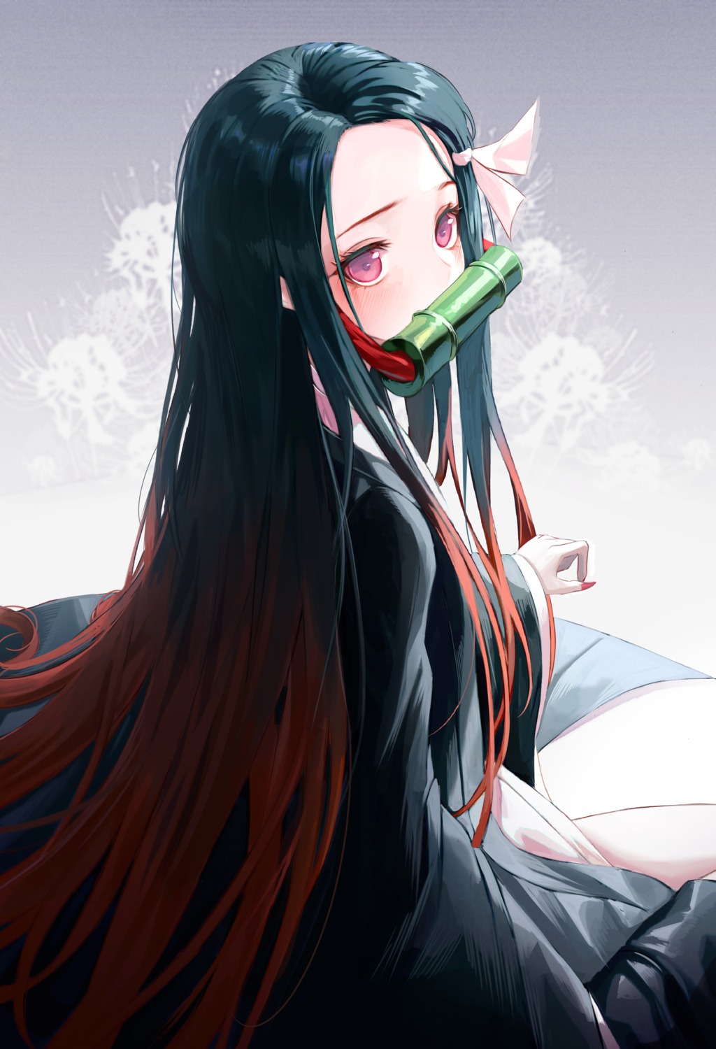 japanese_clothes, kamado_nezuko, kimetsu_no_yaiba, okazu_(eightstudio)