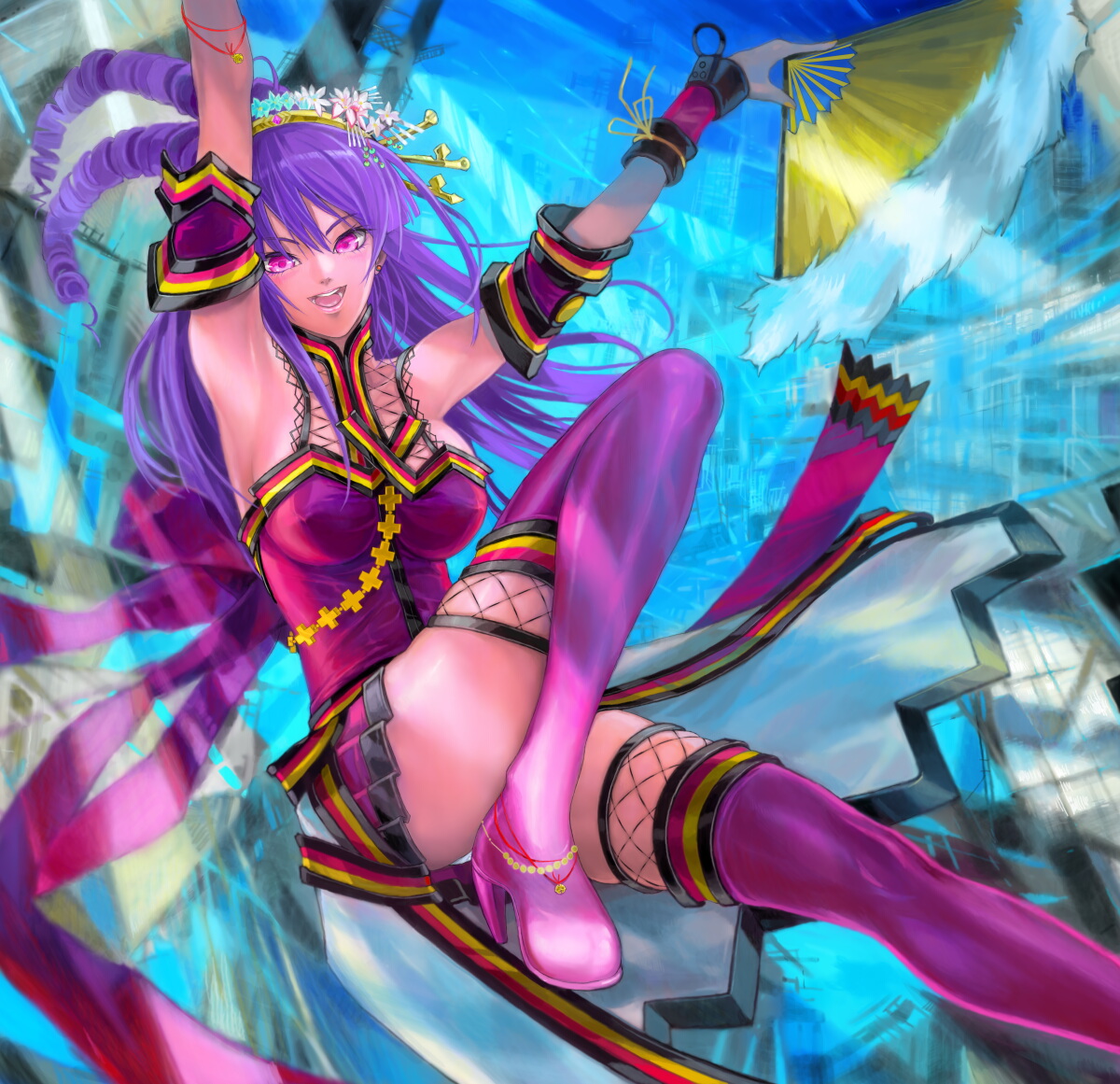 ahe, beatmania, hifumi_(beatmania), thighhighs