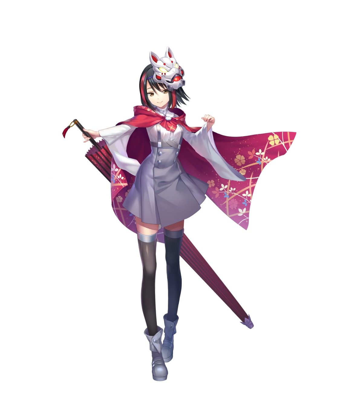 tagme, thighhighs, tokyo_necro, umbrella
