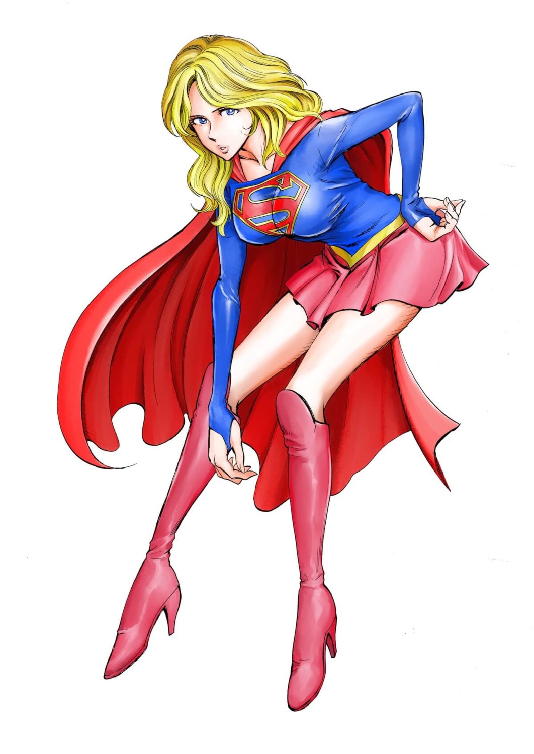 dc_comics, heels, monkey_punch, supergirl, supergirl_(character)