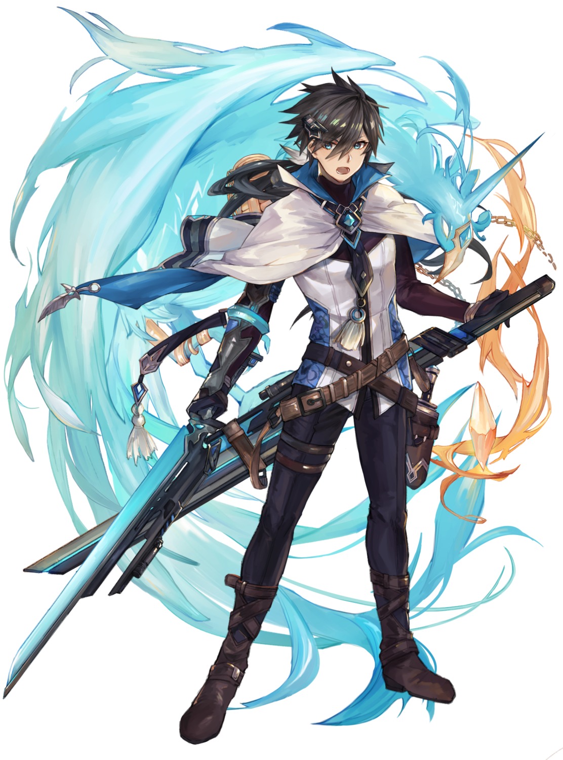 armor, male, ryuuji_teitoku, weapon