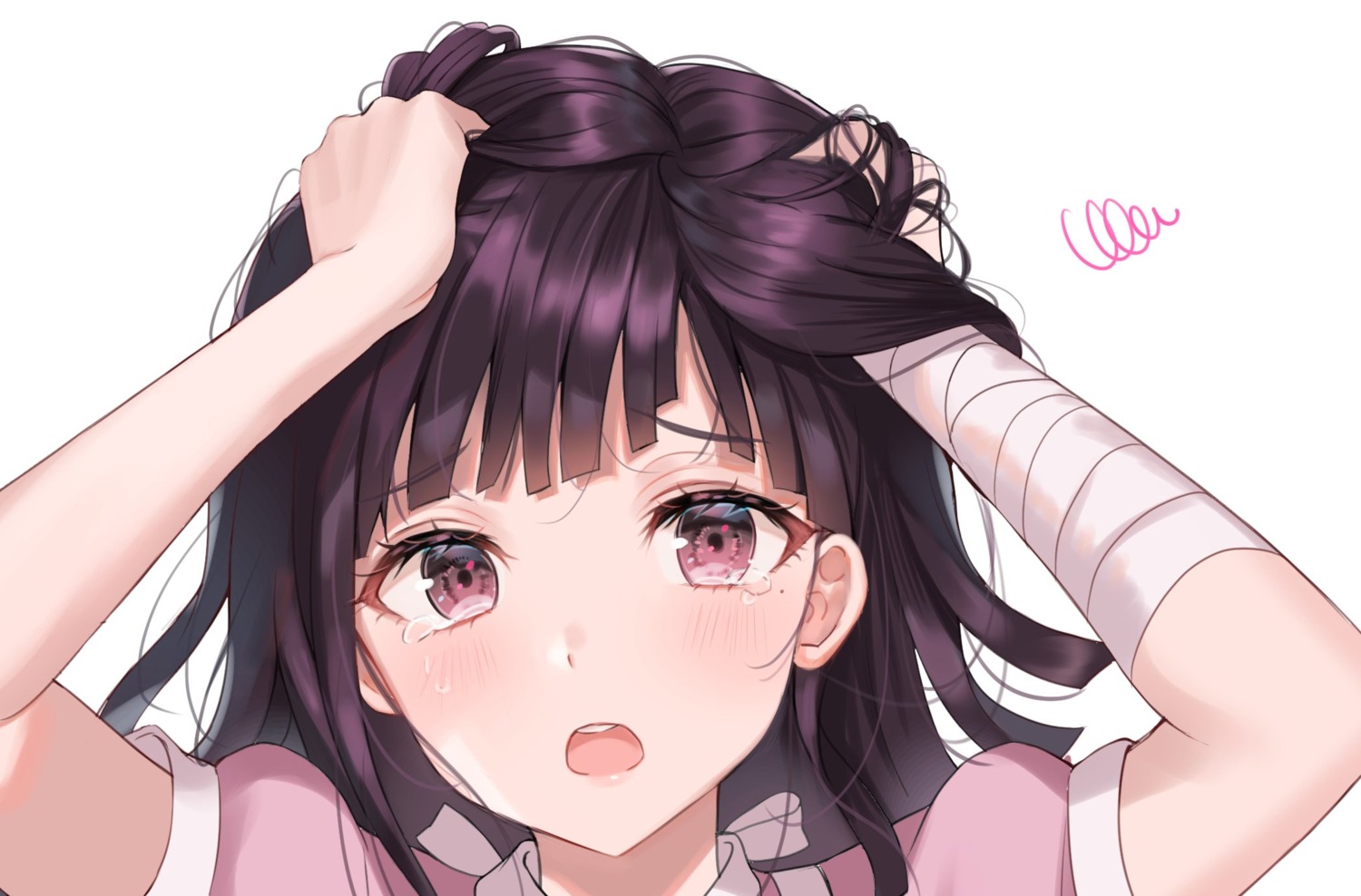 bandages, dangan-ronpa, dangan-ronpa_2, tokkyu, tsumiki_mikan