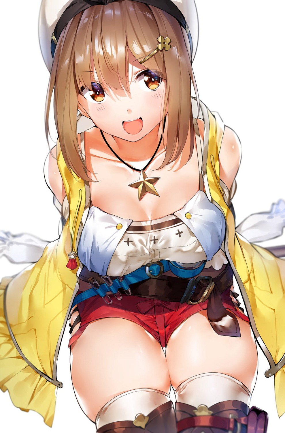 atelier, atelier_ryza, cleavage, orihi_chihiro, reisalin_stout, thighhighs