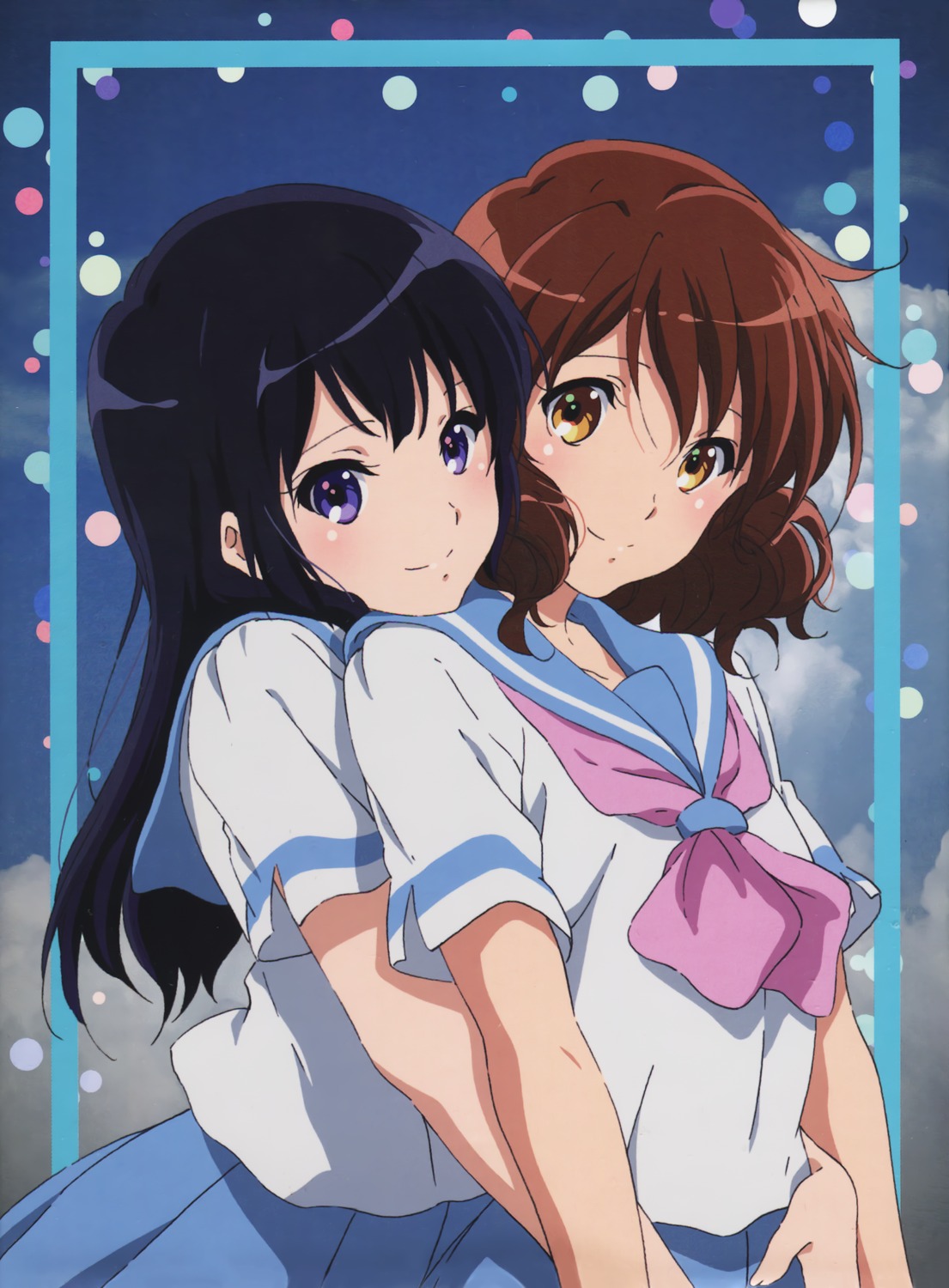 hibike!_euphonium, ikeda_shouko, kousaka_reina, oumae_kumiko, seifuku, yuri