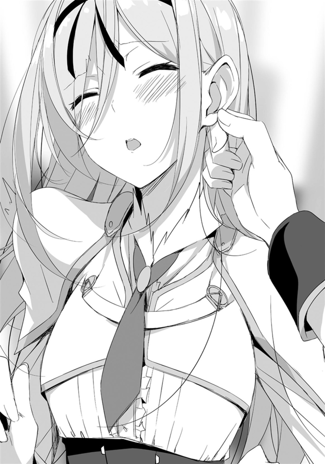kasuga_ayumu_(artist), krulcifer_einfolk, lux_arcadia, monochrome, saijaku_muhai_no_bahamut, seifuku