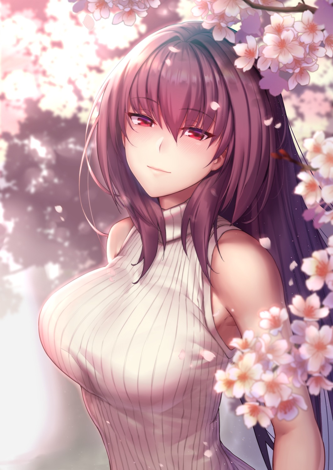 fate/grand_order, lun7732, scathach_(fate), sweater