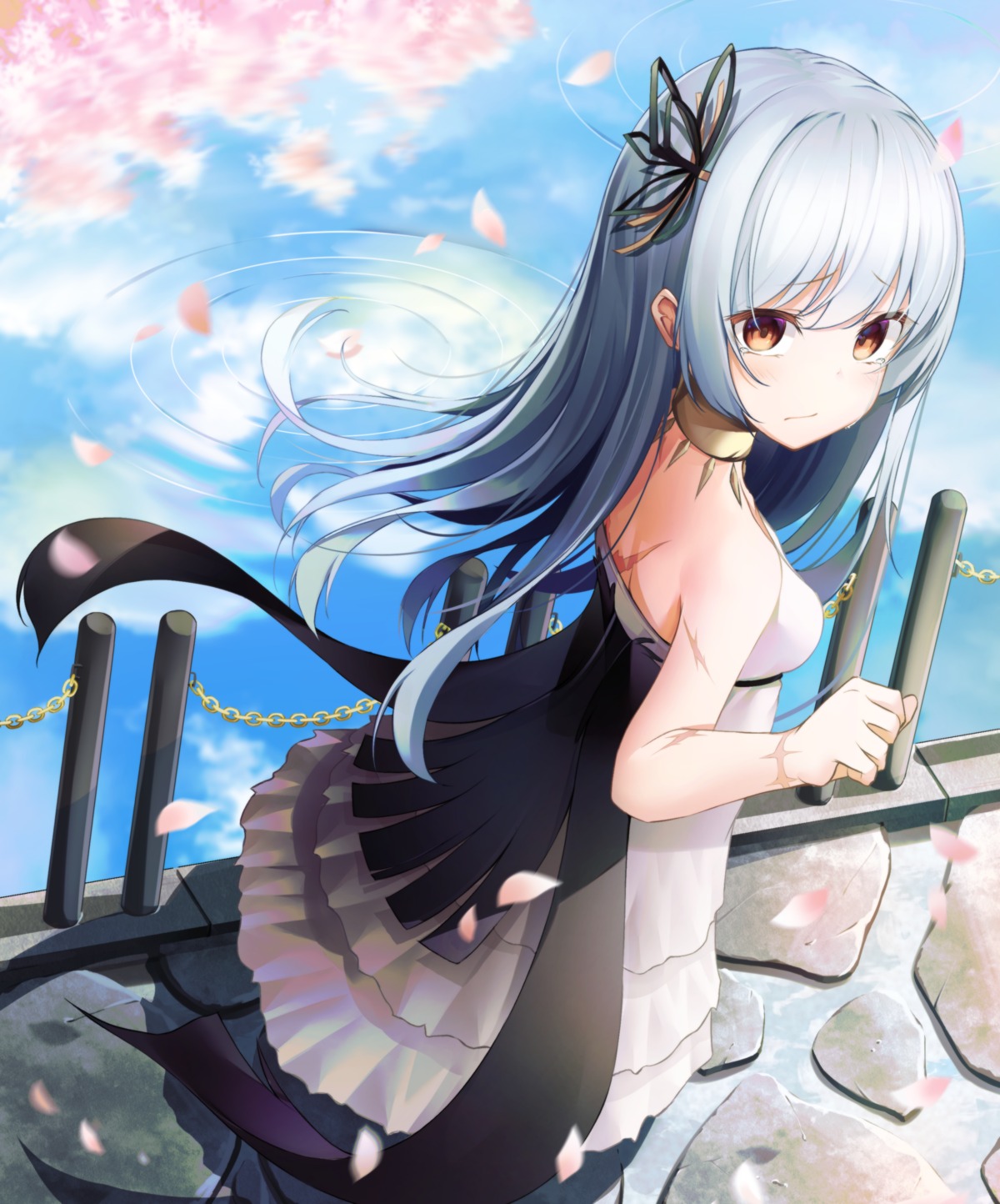 apple_ringo, dress, girls_frontline, thunder_(girls_frontline)