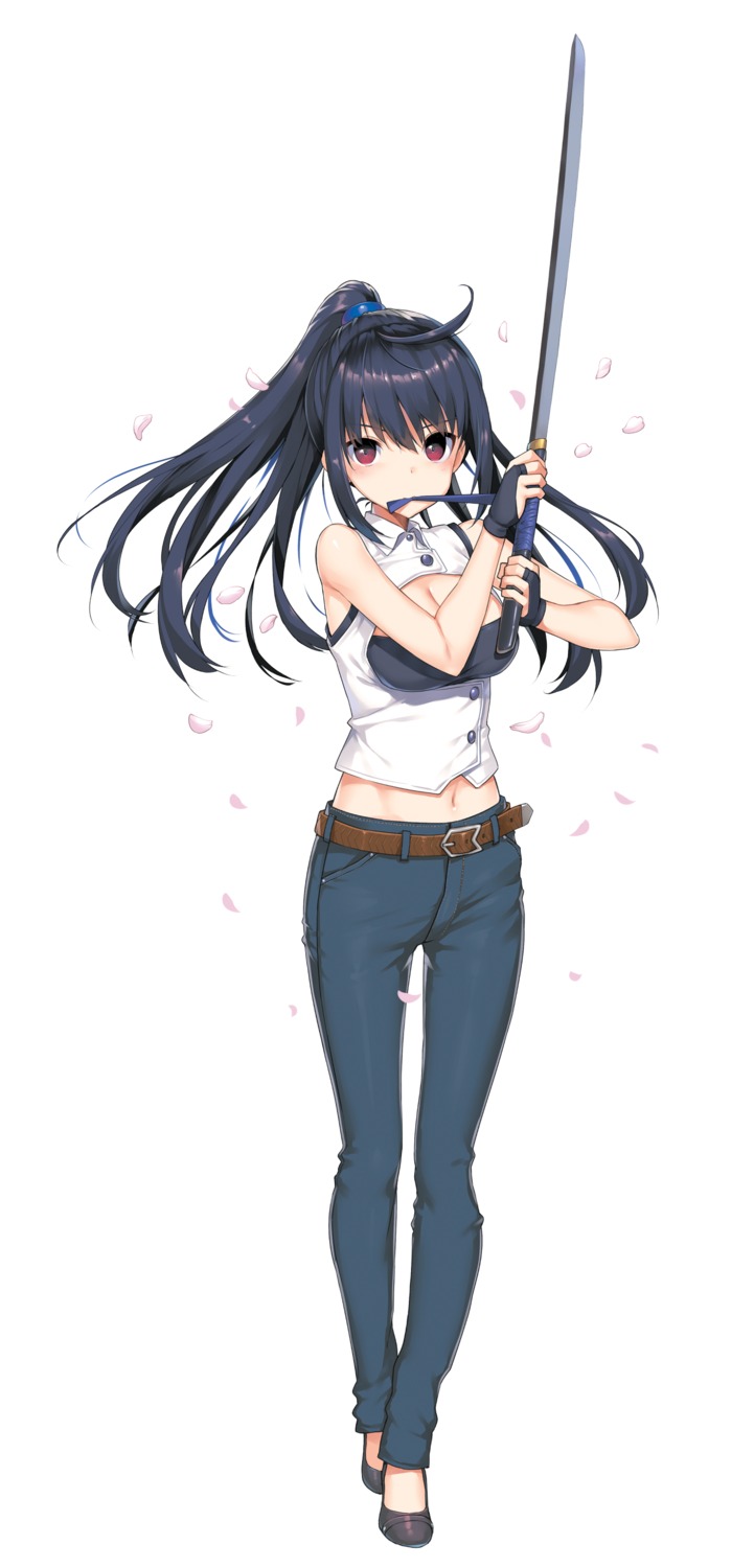 arifureta_shokugyou_de_sekai_saikyou, cleavage, sword, takayaki, yaegashi_shizuku