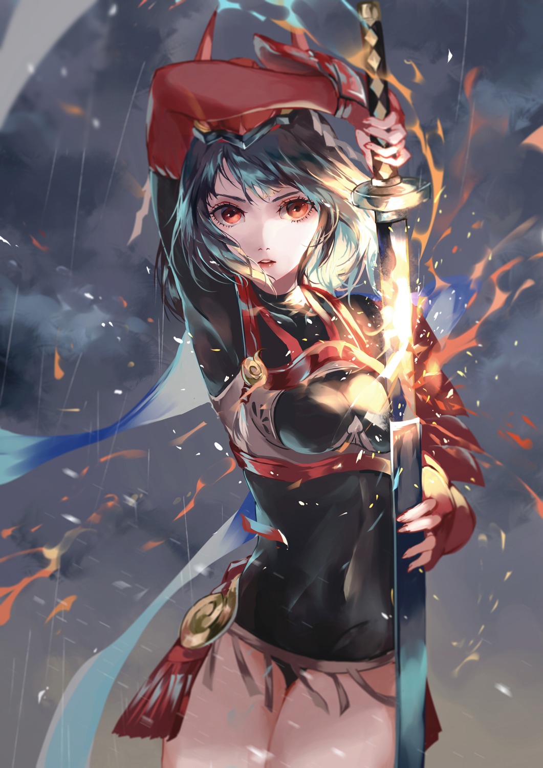 armor, doujigiri_yasutsuna, sword, tenka_hyakken, vardan