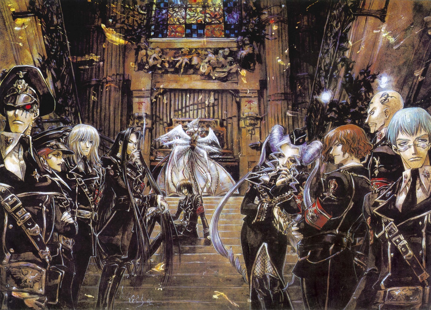 cain_nightroad, dietrich_von_lohengrin, isaak_fernand_von_kampfer, thores_shibamoto, trinity_blood