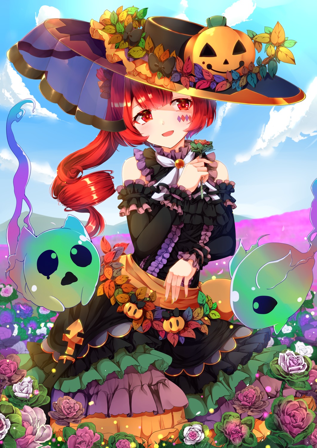 dress, ekusera, halloween, misericorde_(shironeko_project), shironeko_project, tattoo