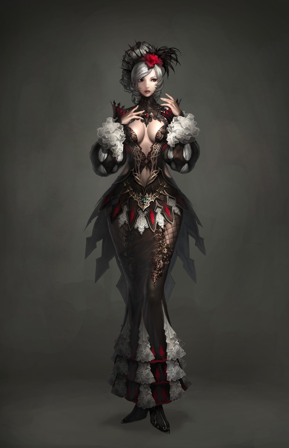 atlantica_online, cleavage, dress, princess
