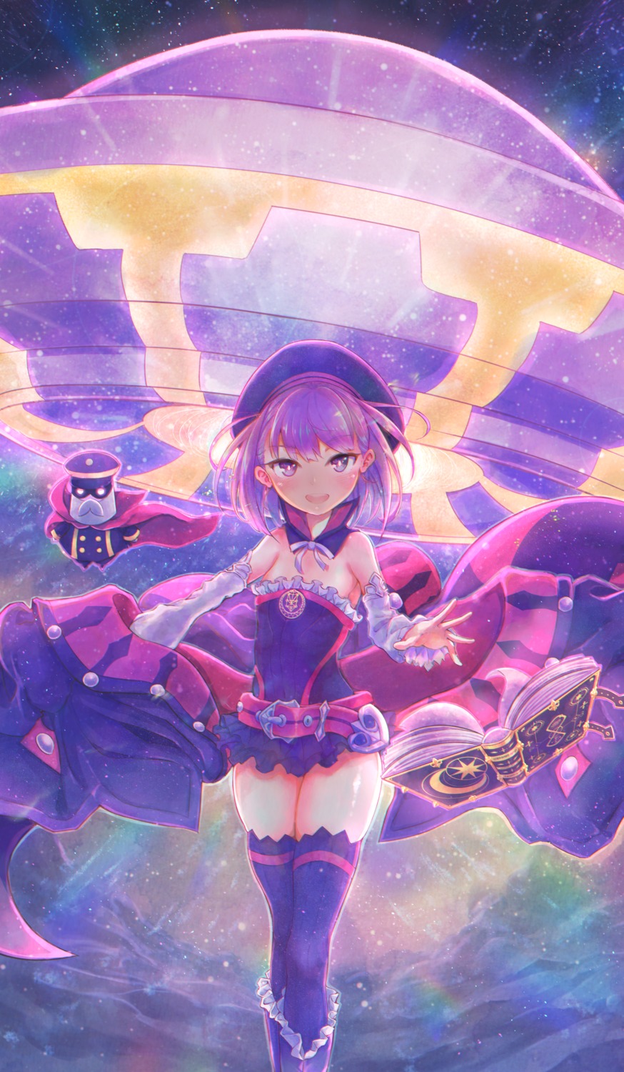 fate/grand_order, harupippo, helena_blavatsky_(fate), thighhighs