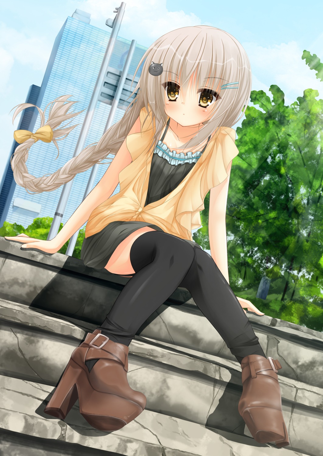 heels, stockings, tanishi_0403, thighhighs