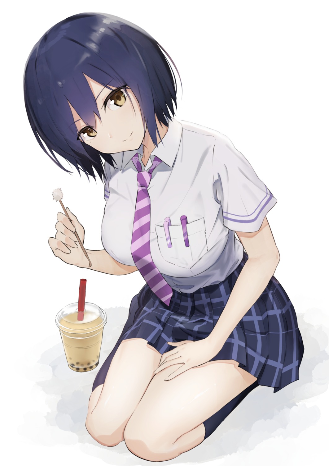 muteki_soda, nijisanji, seifuku, shizuka_rin