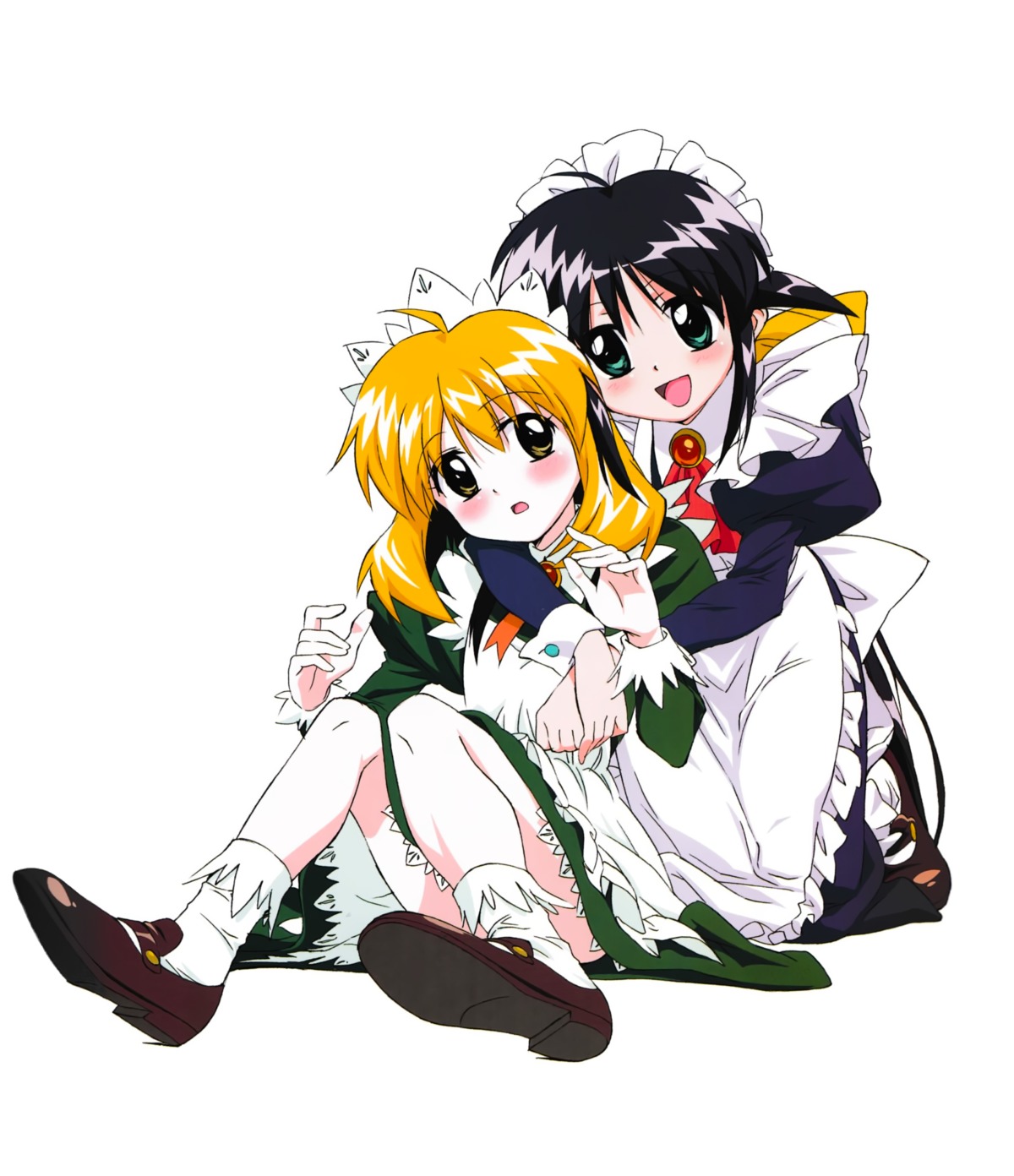 andou_mahoro, andou_minawa, mahoromatic, maid, nishigori_atsushi