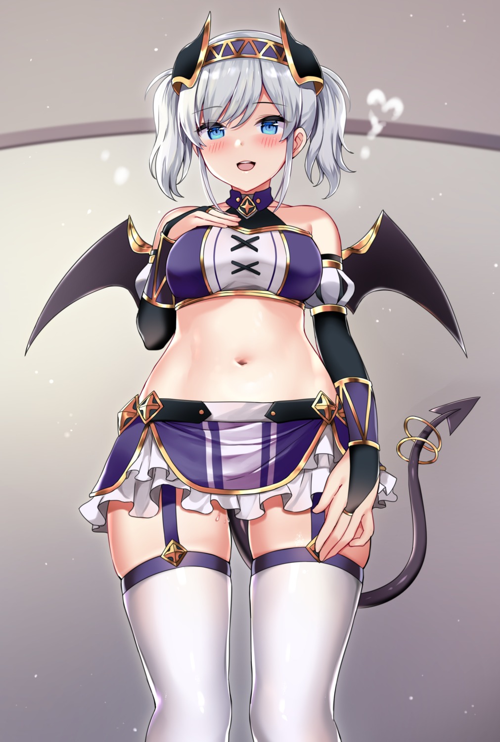 kaetzchen, kazemiya_akari, princess_connect!, princess_connect!_re:dive, stockings, tail, thighhighs, wings