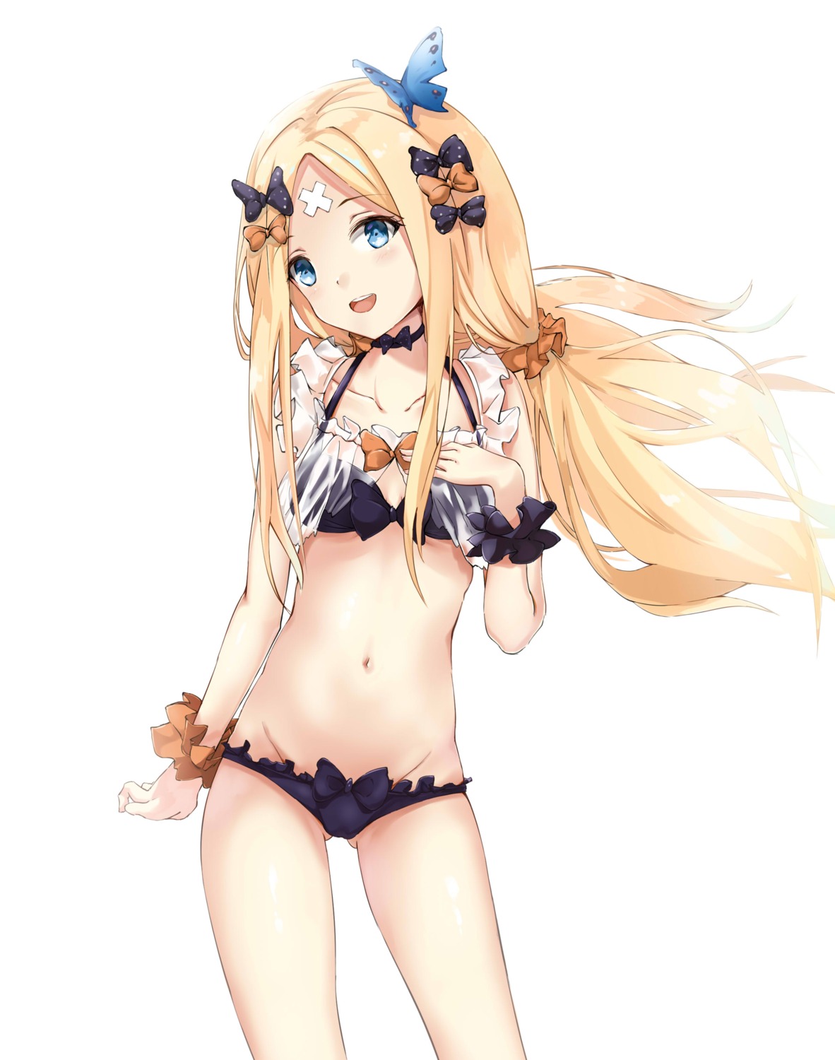 abigail_williams_(fate), bandaid, bikini, cleavage, fate/grand_order, see_through, swimsuits, taka_(0taka)
