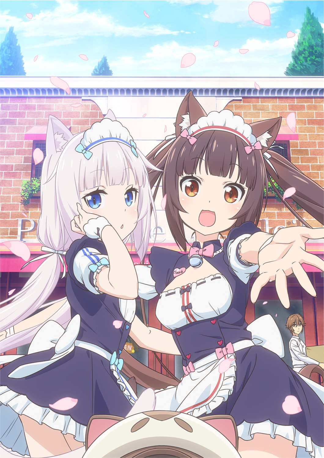 animal_ears, chocola, maid, minaduki_kashou, neko_works, nekomimi, nekopara, vanilla, waitress