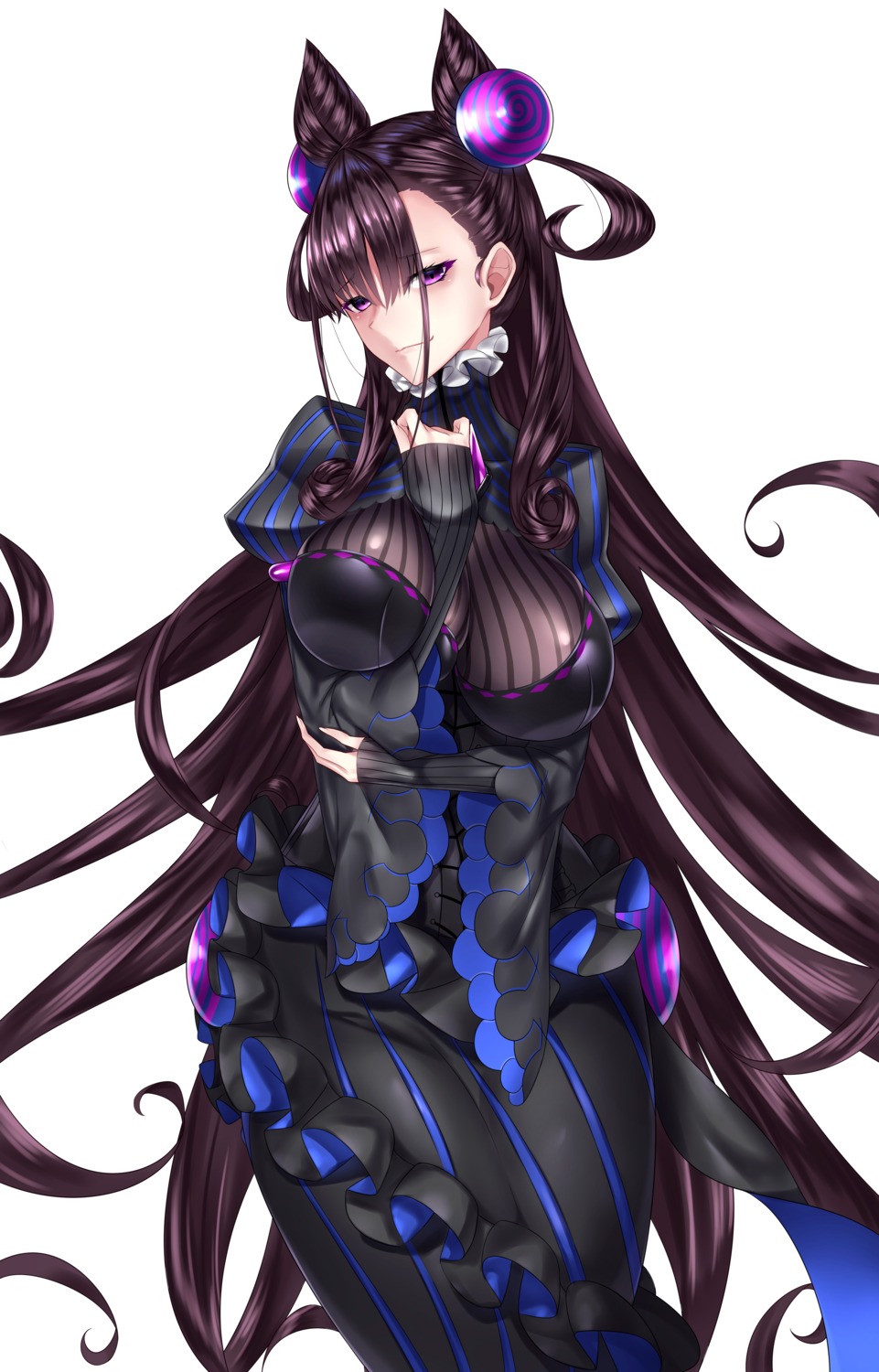 breast_hold, dress, fate/grand_order, kai_(pixiv12466647), murasaki_shikibu_(fate)