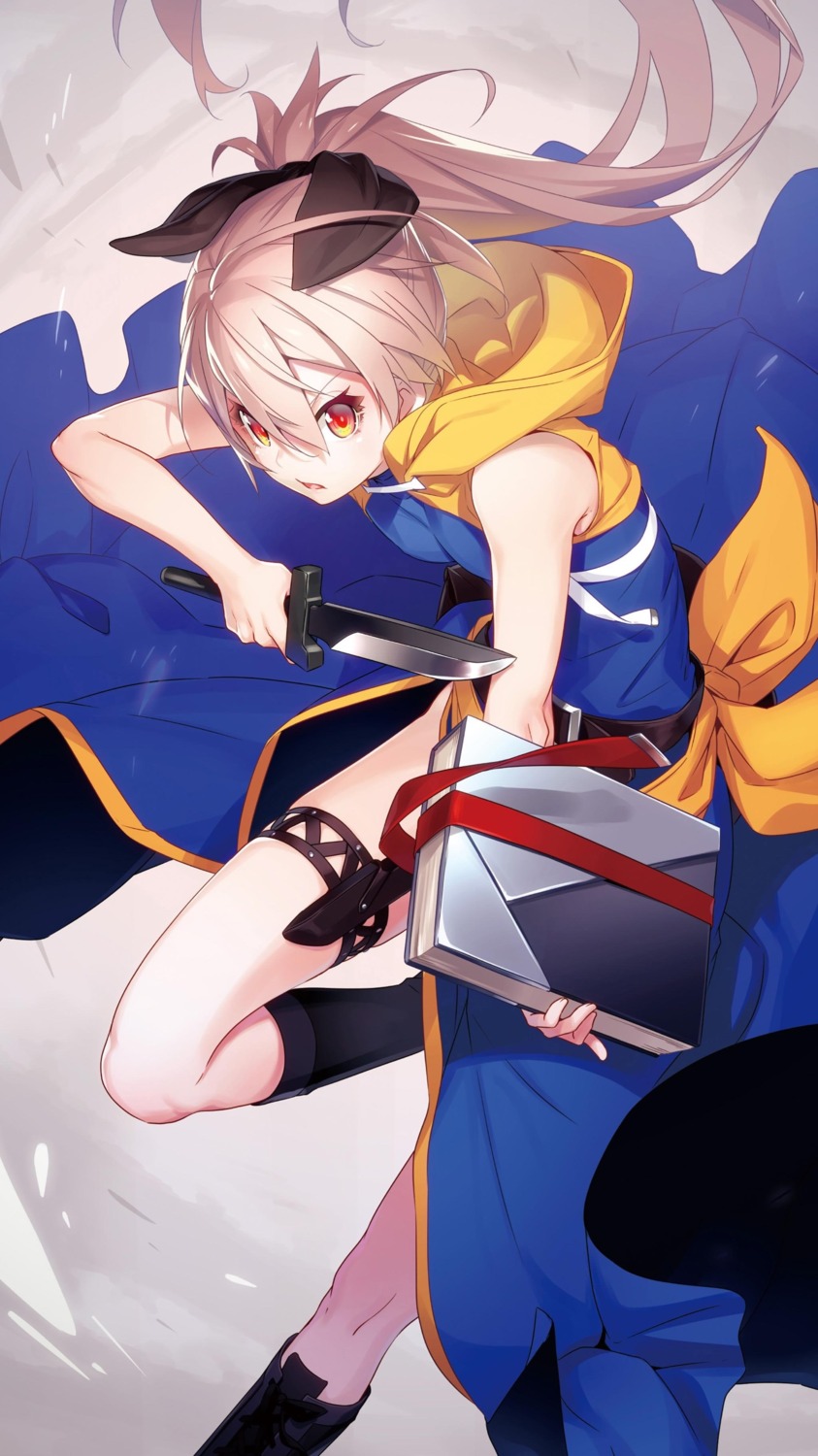 garter, menou_(shokei_shoujo), nilitsu, shokei_shoujo_no_virgin_road, weapon