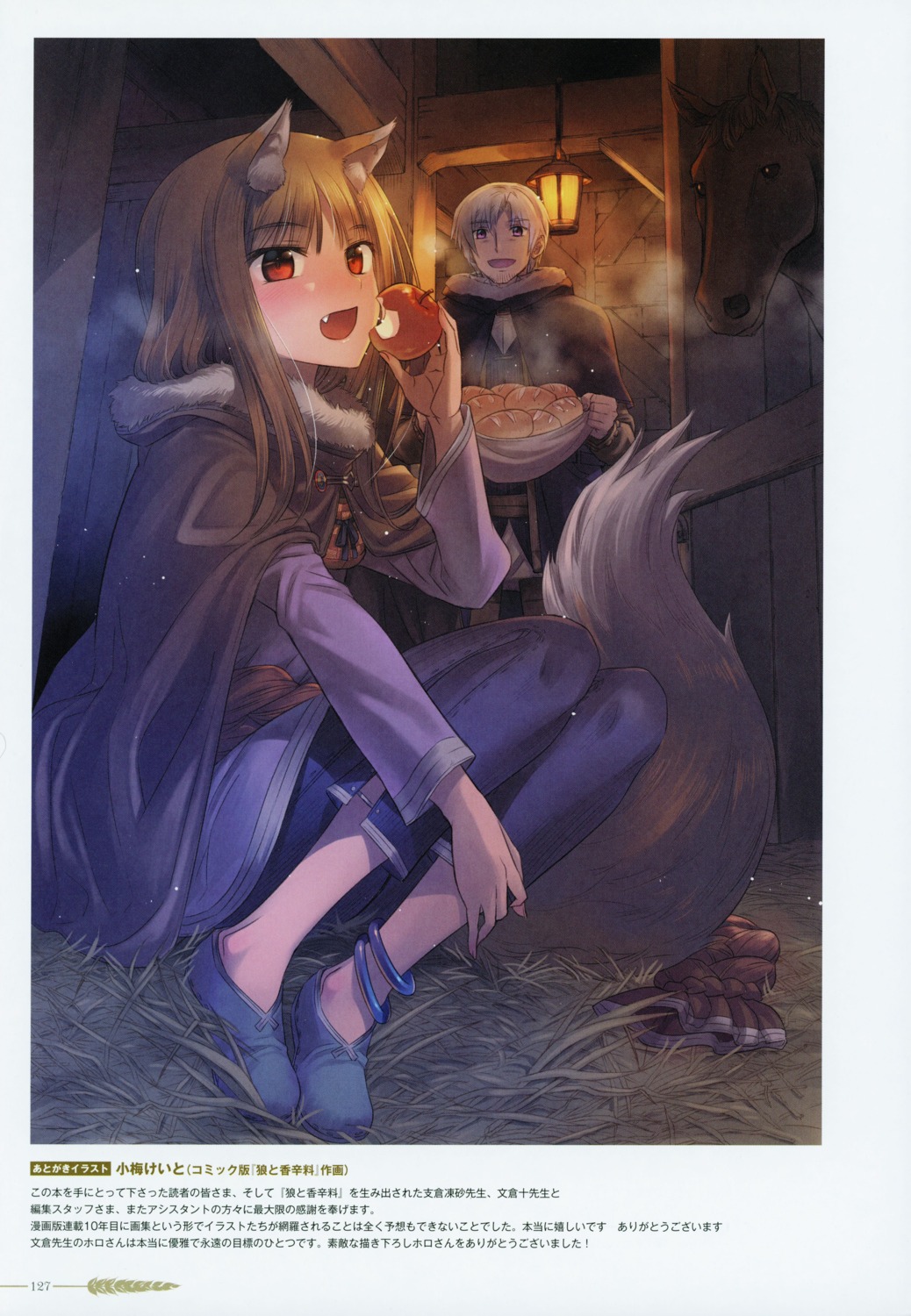 animal_ears, craft_lawrence, holo, koume_keito, spice_and_wolf, tail