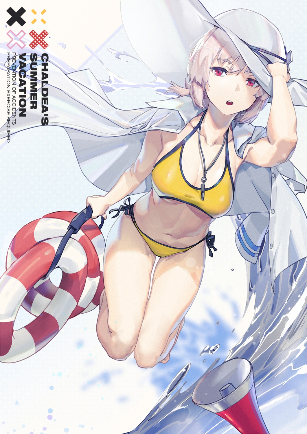 bikini, cleavage, fate/grand_order, florence_nightingale_(fate), nogchasaeg_(karon2848), swimsuits