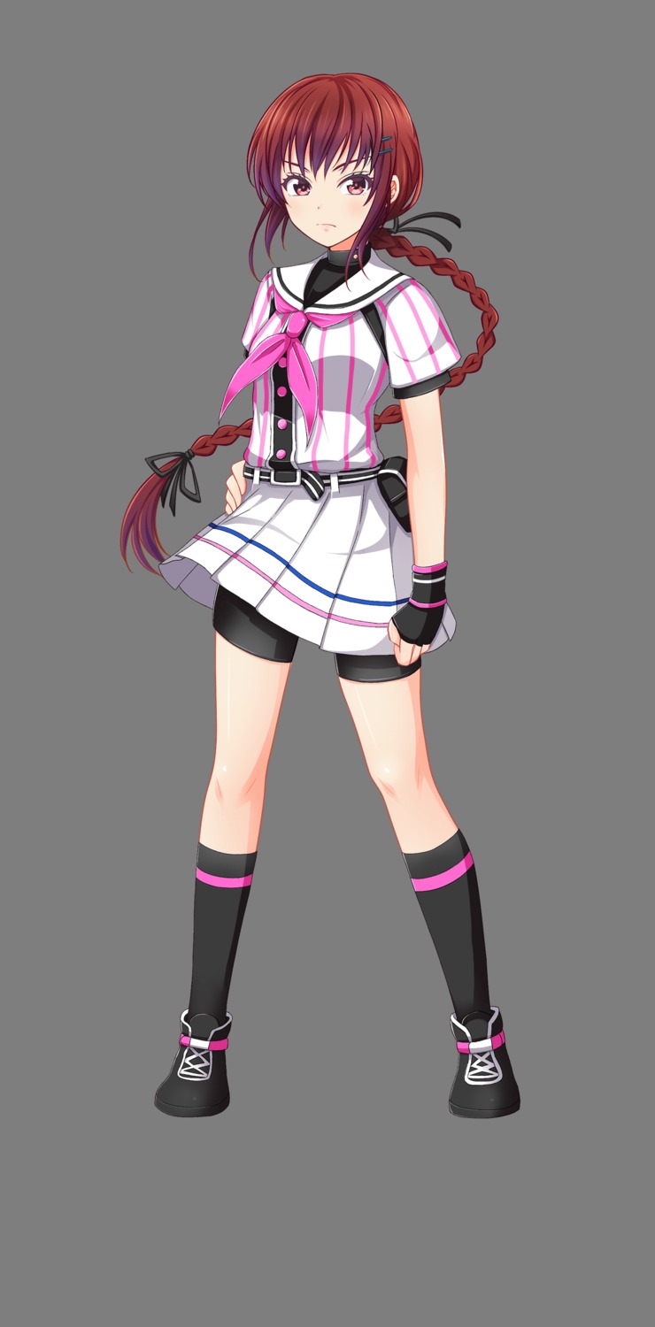 hachigatsu_no_cinderella_nine, kurashiki_maiko, skirt_lift, tagme, transparent_png, uniform