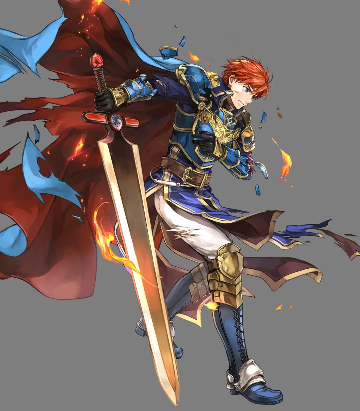 armor, eliwood, fire_emblem, fire_emblem:_rekka_no_ken, fire_emblem_heroes, heels, nintendo, sword, torn_clothes, transparent_png, wada_sachiko