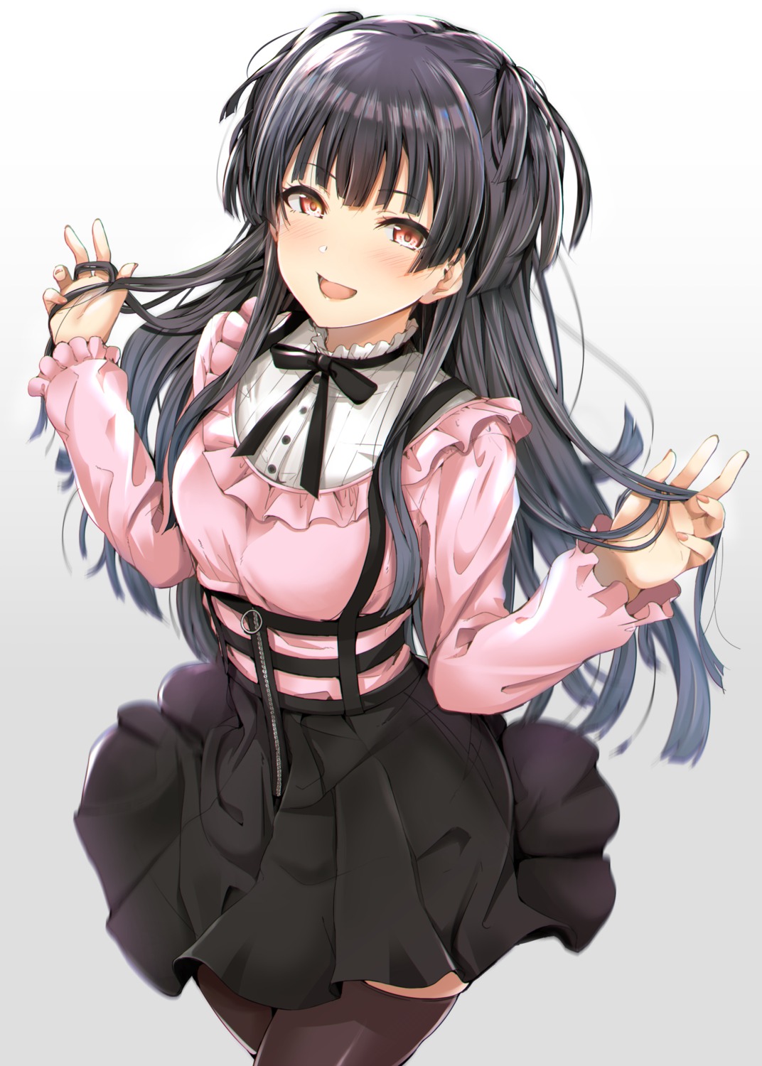 amagasa_ikuta, mayuzumi_fuyuko, the_idolm@ster, the_idolm@ster_shiny_colors, thighhighs